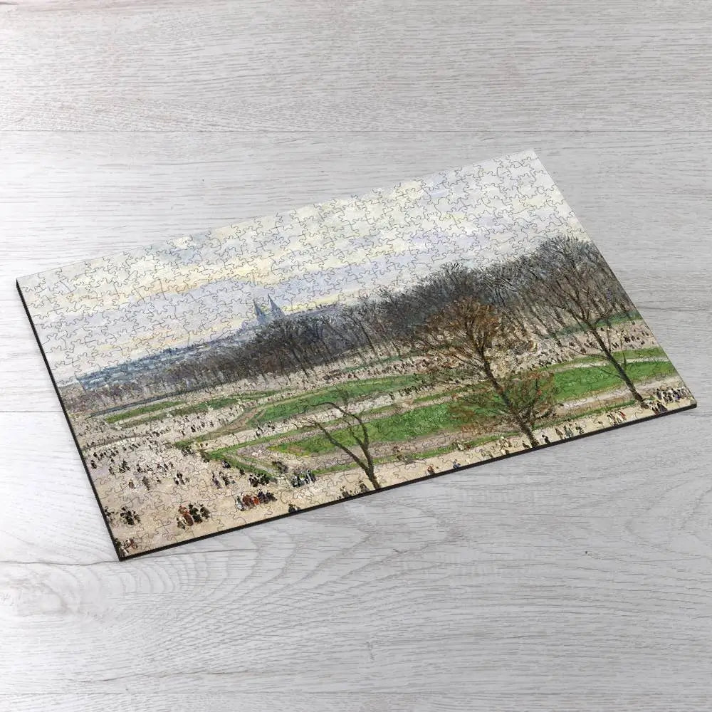 The Garden of the Tuileries on a Winter Afternoon Puzzle - PuzzlesPrint
