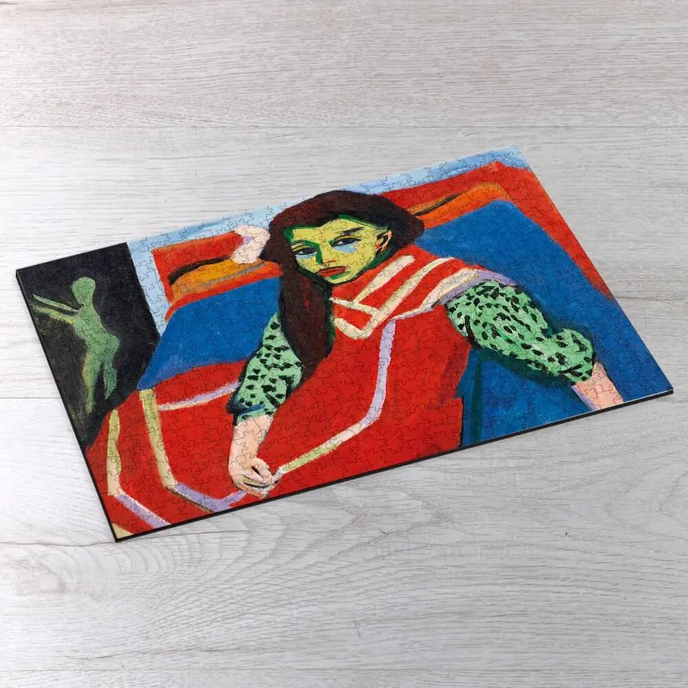 Seated Girl (Franzi Fehrmann) Puzzle - PuzzlesPrint
