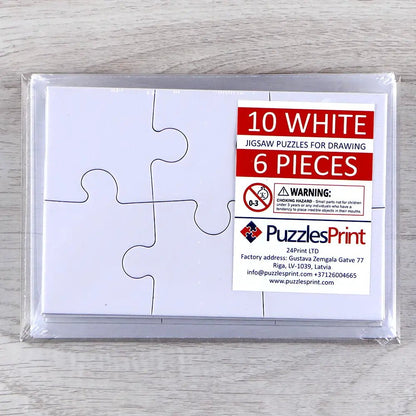 Blank Puzzle - Ideal For Drawing or Painting - PuzzlesPrint