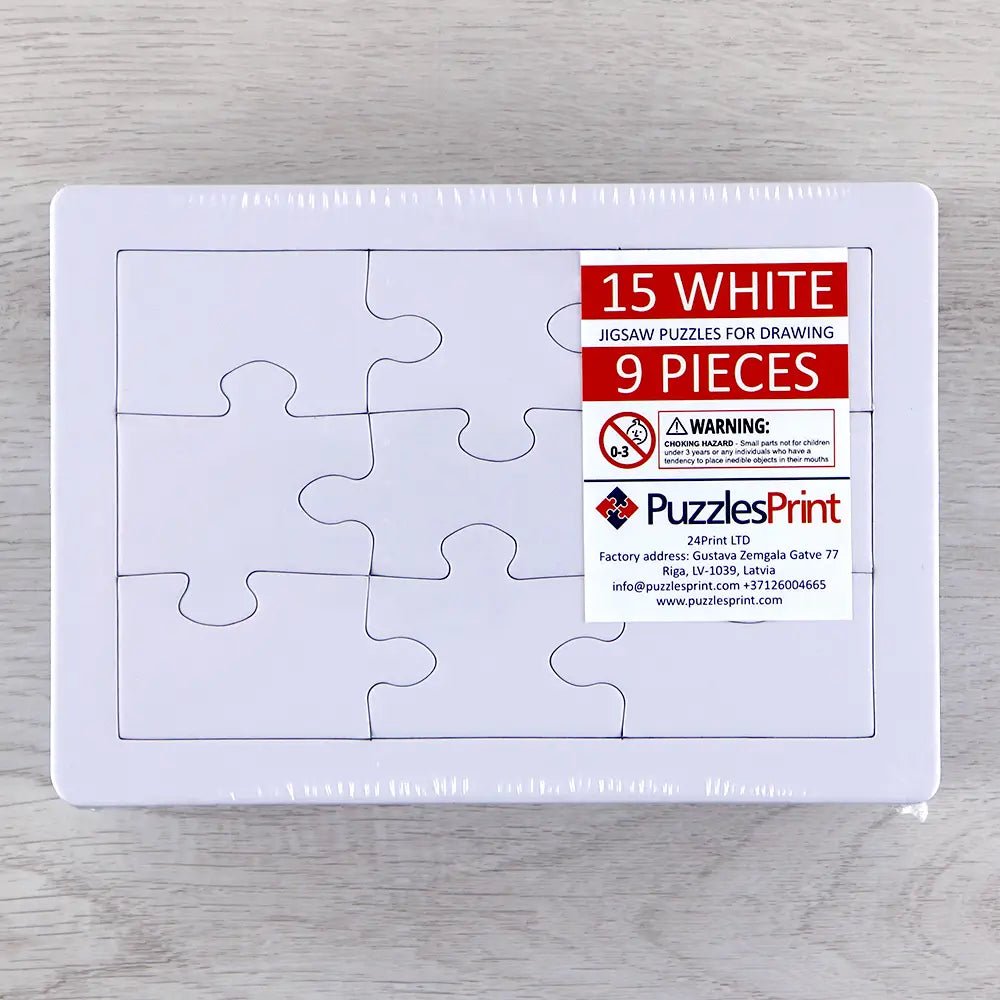 Blank Puzzle - Ideal For Drawing or Painting - PuzzlesPrint