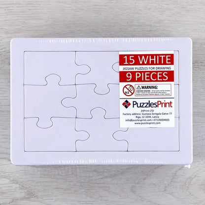 Blank Puzzle - Ideal For Drawing or Painting - PuzzlesPrint
