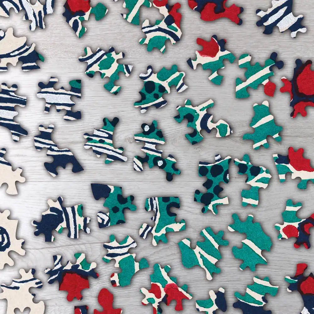 Botanical Pochoir Pattern Puzzle - PuzzlesPrint