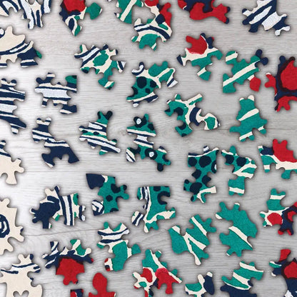 Botanical Pochoir Pattern Puzzle - PuzzlesPrint