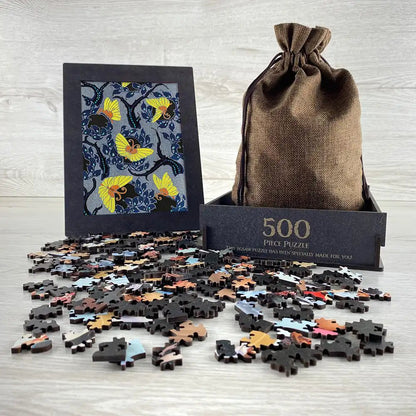 Butterfly Pochoir Pattern Puzzle - PuzzlesPrint