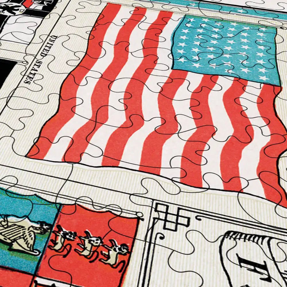 Flags of All Nations Puzzle - PuzzlesPrint