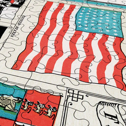 Flags of All Nations Puzzle - PuzzlesPrint