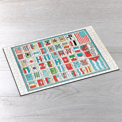 Flags of All Nations Puzzle - PuzzlesPrint