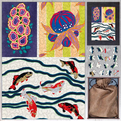 Floreal Dessins et Coloris Nouveaux Puzzle - PuzzlesPrint