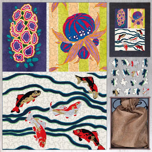 Floreal Dessins et Coloris Nouveaux Puzzle - PuzzlesPrint