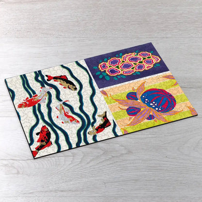 Floreal Dessins et Coloris Nouveaux Puzzle - PuzzlesPrint