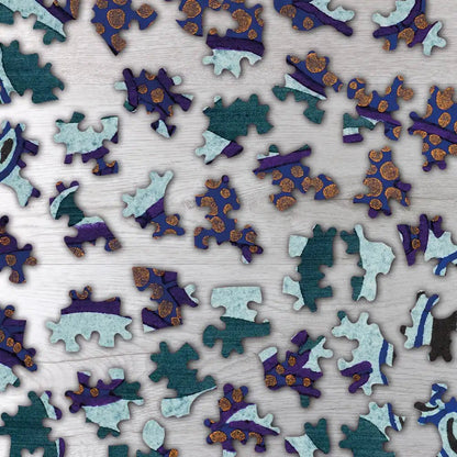 Flower Pattern Art Deco Puzzle - PuzzlesPrint