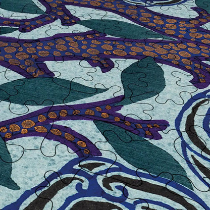 Flower Pattern Art Deco Puzzle - PuzzlesPrint