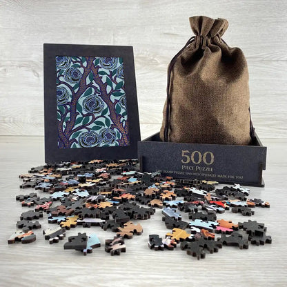 Flower Pattern Art Deco Puzzle - PuzzlesPrint