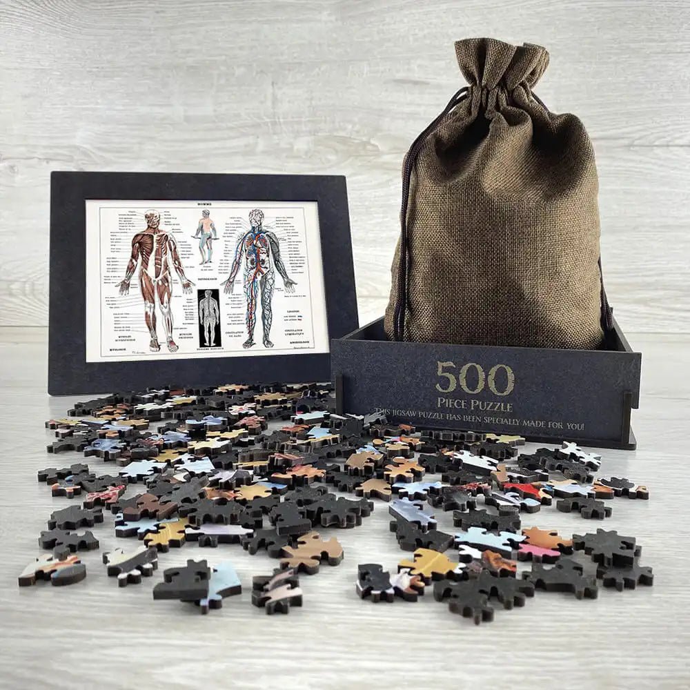 Illustration of Human Nervous and Muscular System Puzzle - PuzzlesPrint