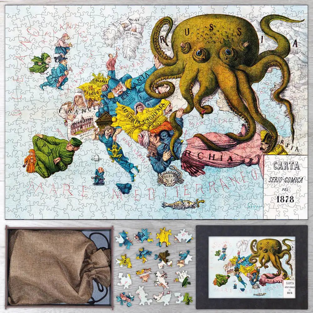 La Piovra Russa Puzzle - PuzzlesPrint