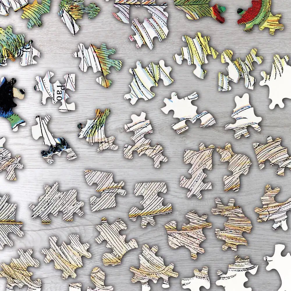 Plumes - Feathers Puzzle - PuzzlesPrint