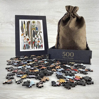 Plumes - Feathers Puzzle - PuzzlesPrint