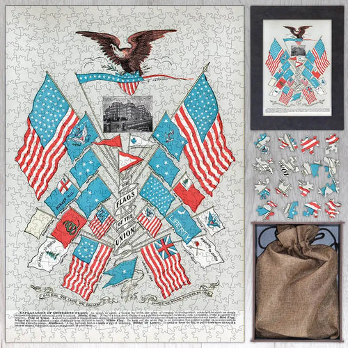 The Flags Of The Union Puzzle - PuzzlesPrint