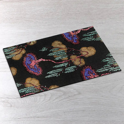 Tree Pochoir Pattern in Oriental Style Puzzle - PuzzlesPrint