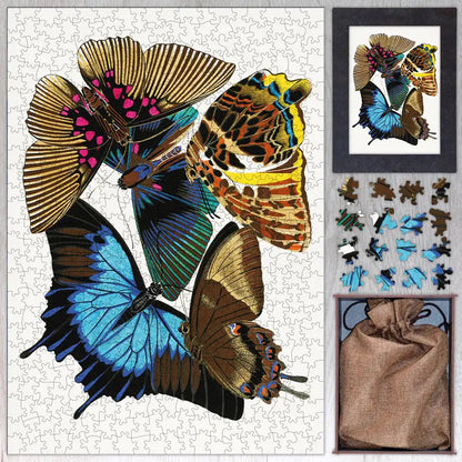 Vintage Butterflies II Puzzle - PuzzlesPrint