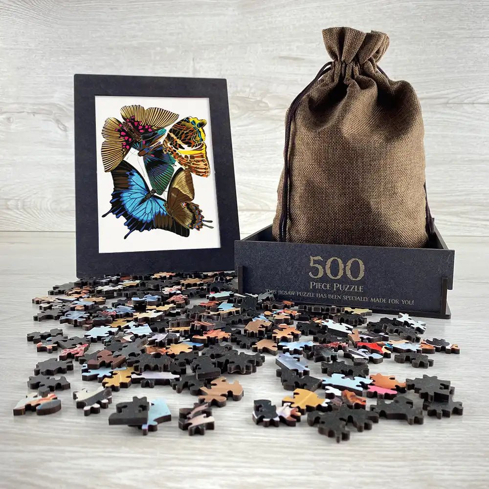 Vintage Butterflies II Puzzle - PuzzlesPrint