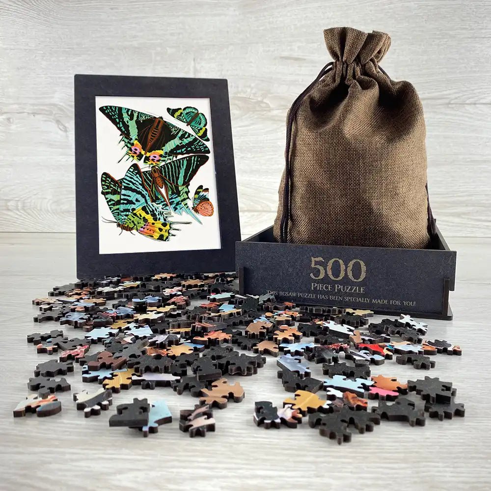 Vintage Butterflies III Puzzle - PuzzlesPrint