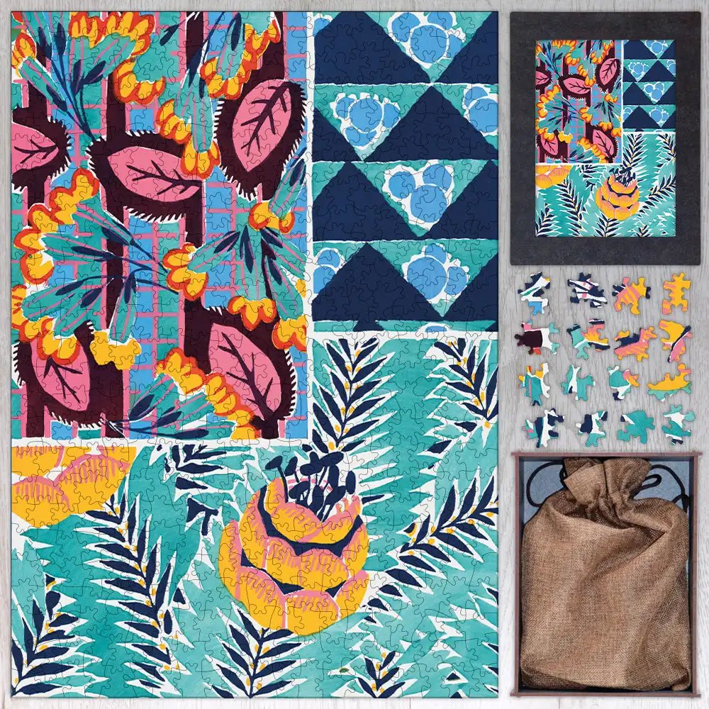 Vintage Floral Patterns Puzzle - PuzzlesPrint