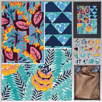 Vintage Floral Patterns Puzzle - PuzzlesPrint