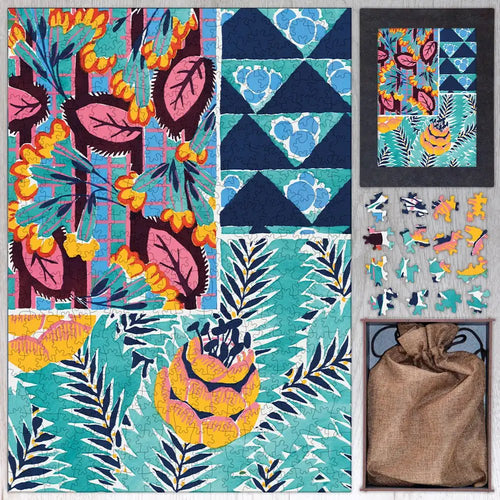 Vintage Floral Patterns Puzzle - PuzzlesPrint