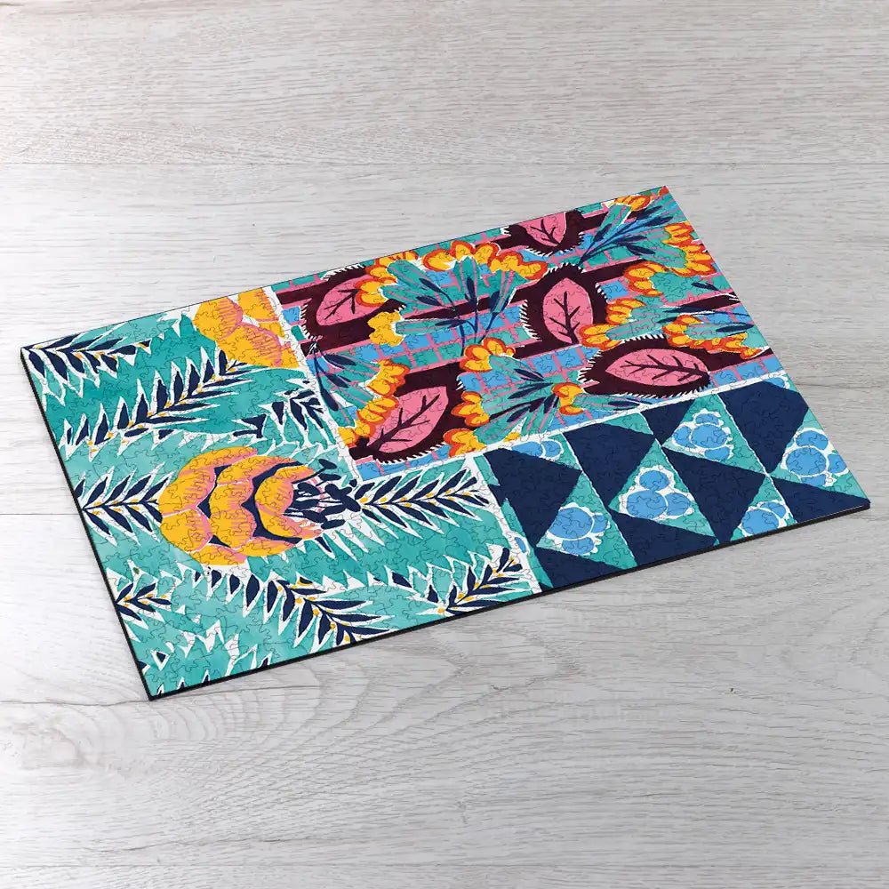 Vintage Floral Patterns Puzzle - PuzzlesPrint