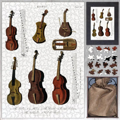 Violin, Viola, Cello and more from Encyclopedia Londinensis Puzzle - PuzzlesPrint