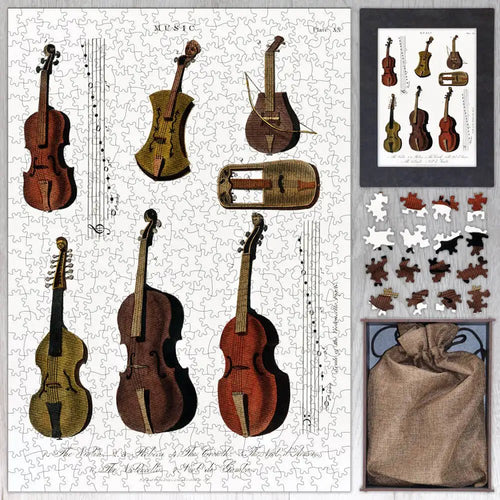 Violin, Viola, Cello and more from Encyclopedia Londinensis Puzzle - PuzzlesPrint