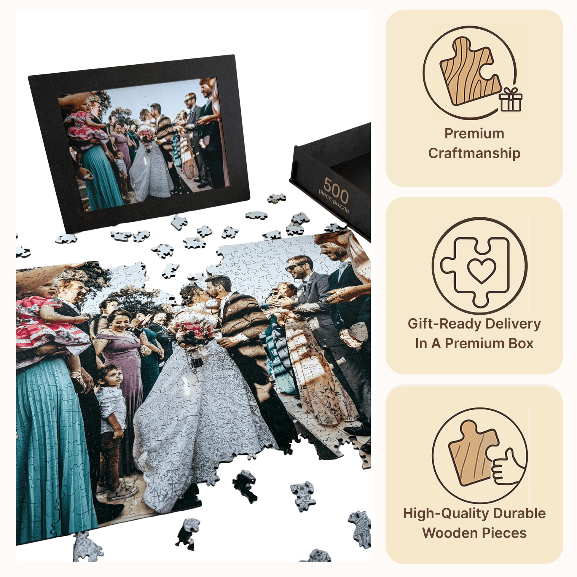 Custom Wooden Jigsaw Puzzles For Adults and Kids - PuzzlesPrint