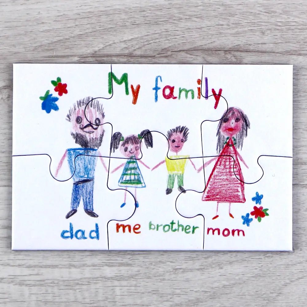 Blank Puzzle - Ideal For Drawing or Painting - PuzzlesPrint