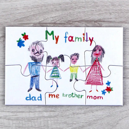 Blank Puzzle - Ideal For Drawing or Painting - PuzzlesPrint