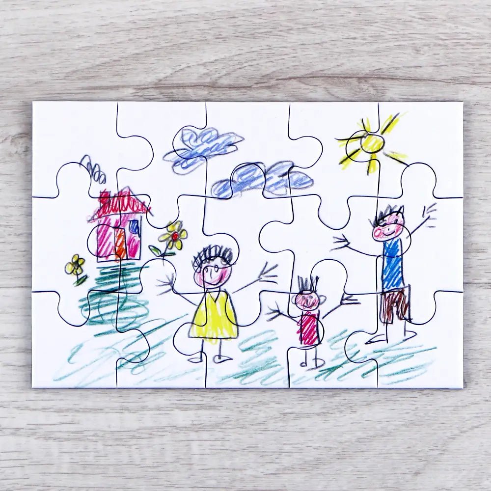 Blank Puzzle - Ideal For Drawing or Painting - PuzzlesPrint