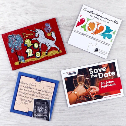 Card Puzzle - Make Invitations or Greeting Cards - PuzzlesPrint
