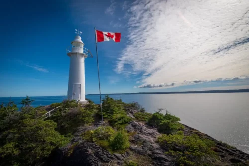 Labrador Sea Lighthouse Jigsaw Puzzle