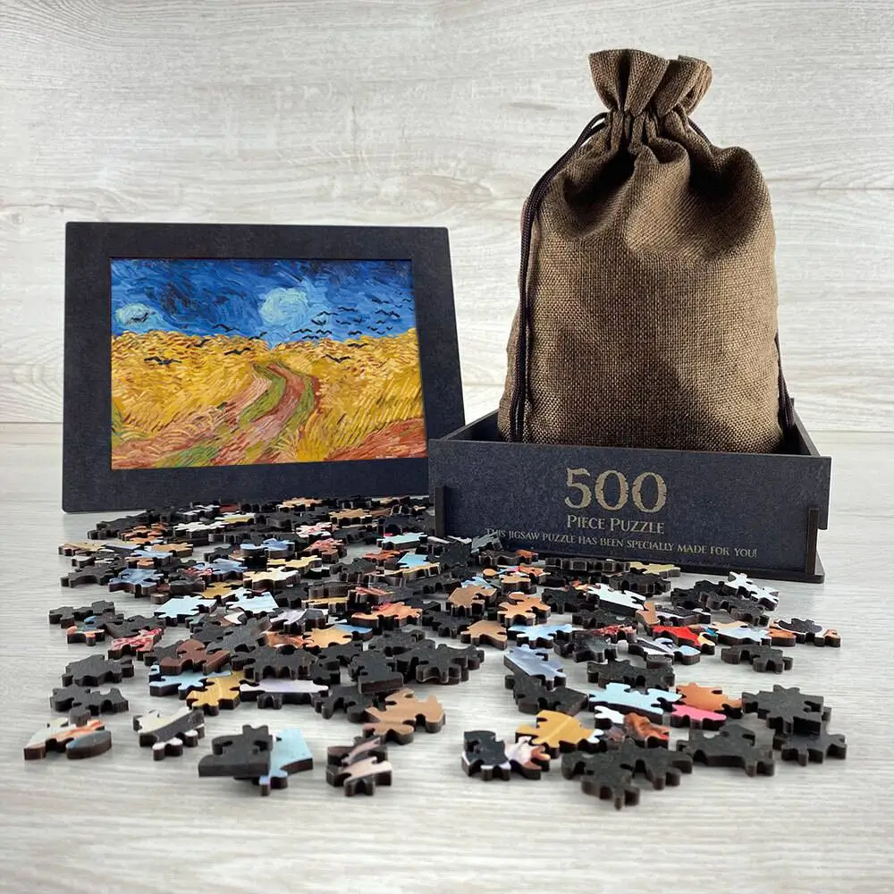 Wheatfield with Crows Puzzle