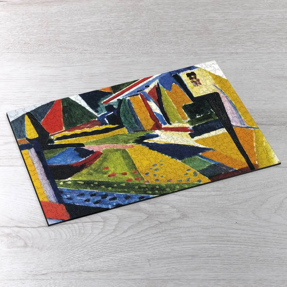 Abstract Landscape Picture Puzzle