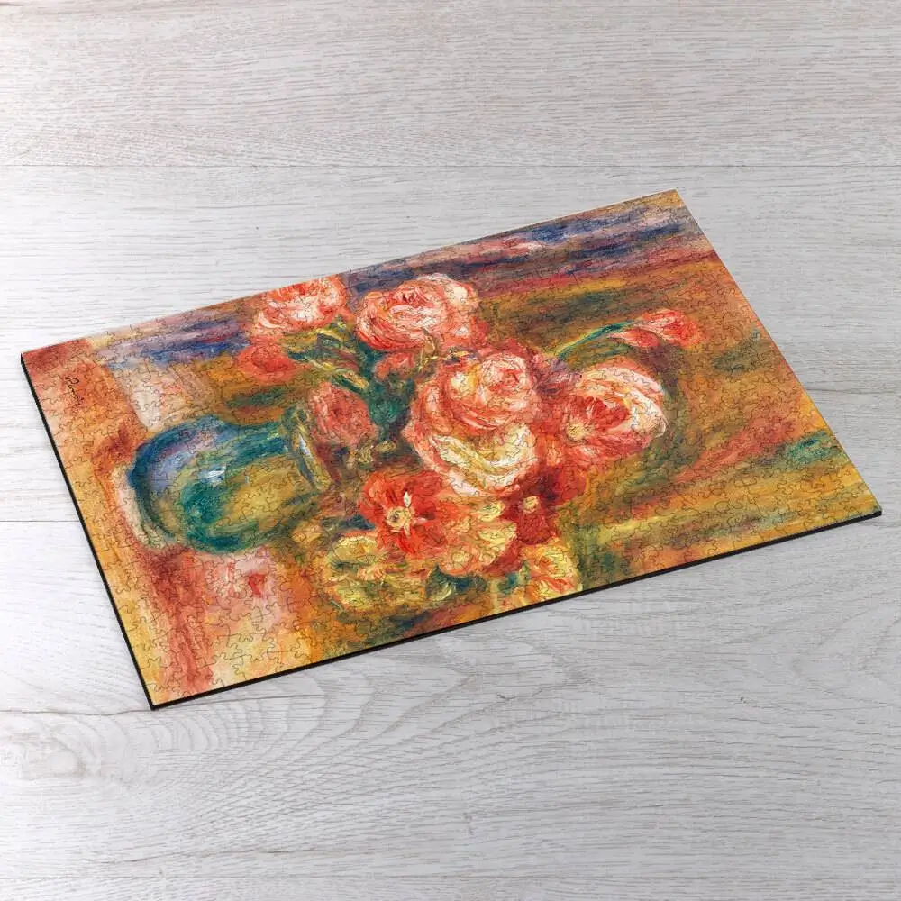 Vase of Roses Picture Puzzle