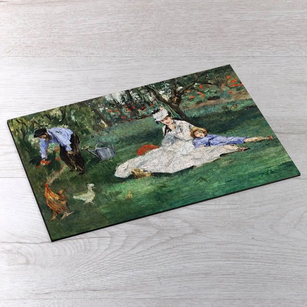 The Monet Family in Their Garden at Argenteuil Picture Puzzle