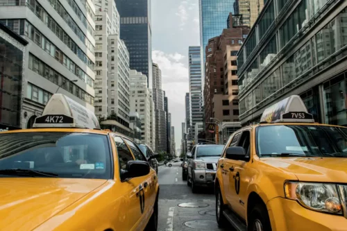 Taxi Cab Jigsaw Puzzle