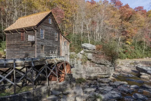 Glade Creek Grist Mill Puzzle puslespill