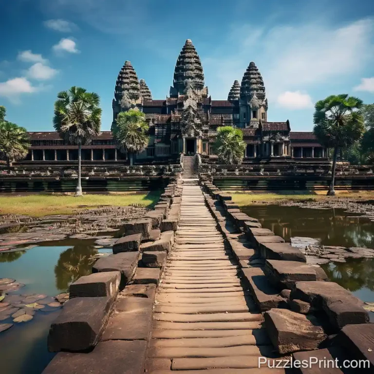 Angkor Wat Puzzle - The Architectural Marvel