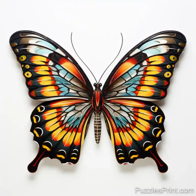 Butterfly Wings and Bilateral Symmetry Puzzle - Mathematics of Nature's Artistry