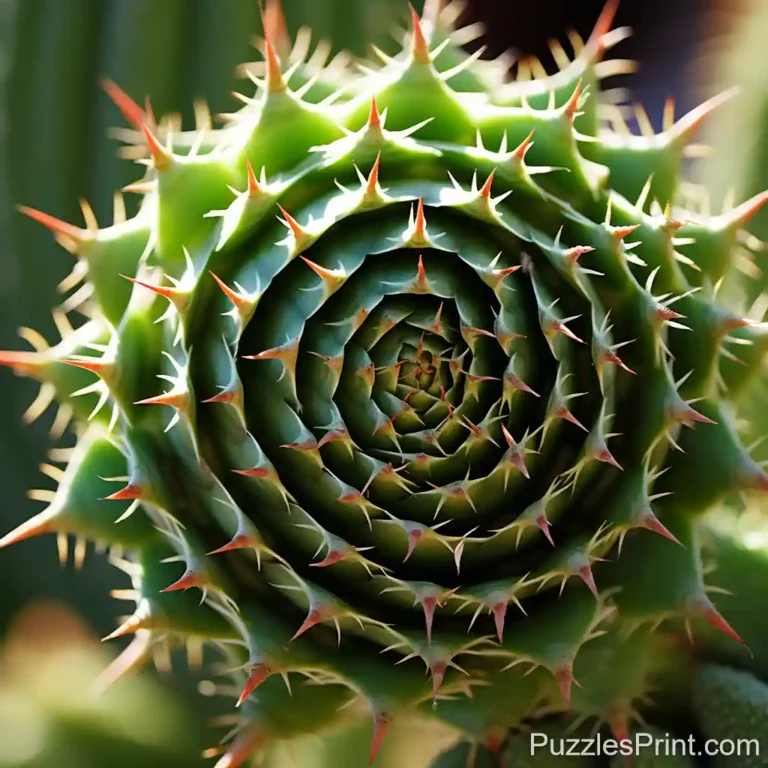 Cactus Spines and Phyllotaxis Puzzle - Revealing the Mathematical Marvels