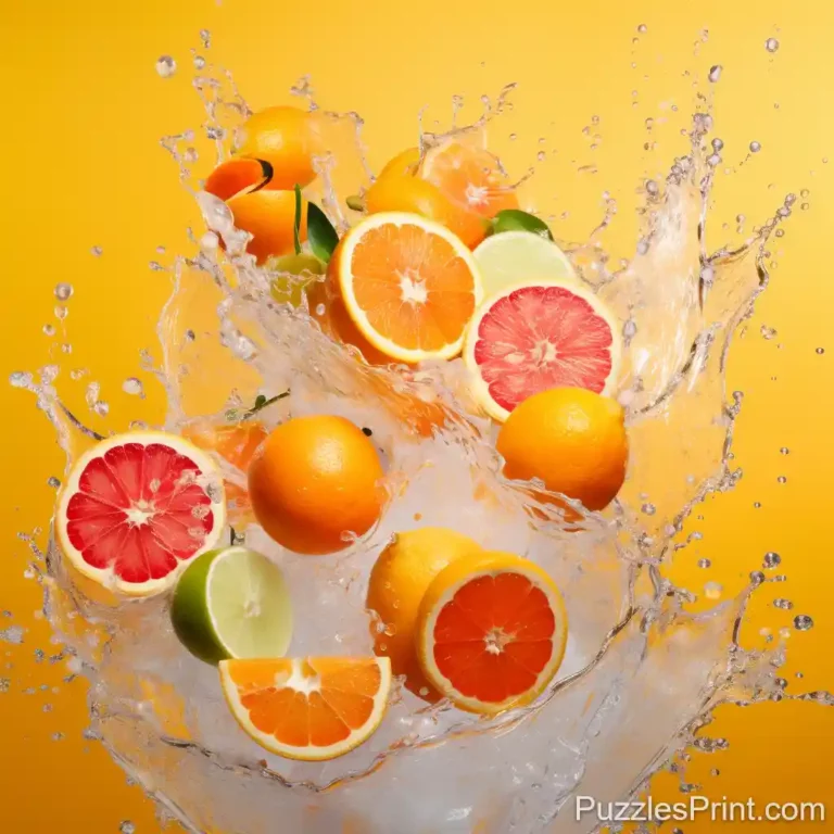Citrus Splash Puzzle - Zesty and Refreshing