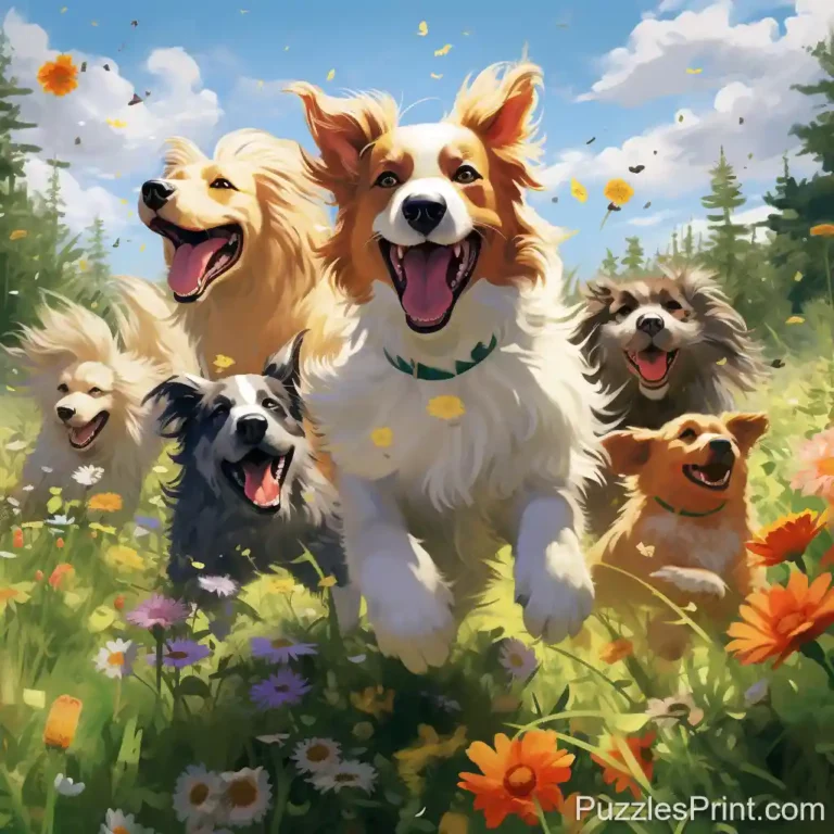 Colorful Canines Puzzle - For the Dog Lover