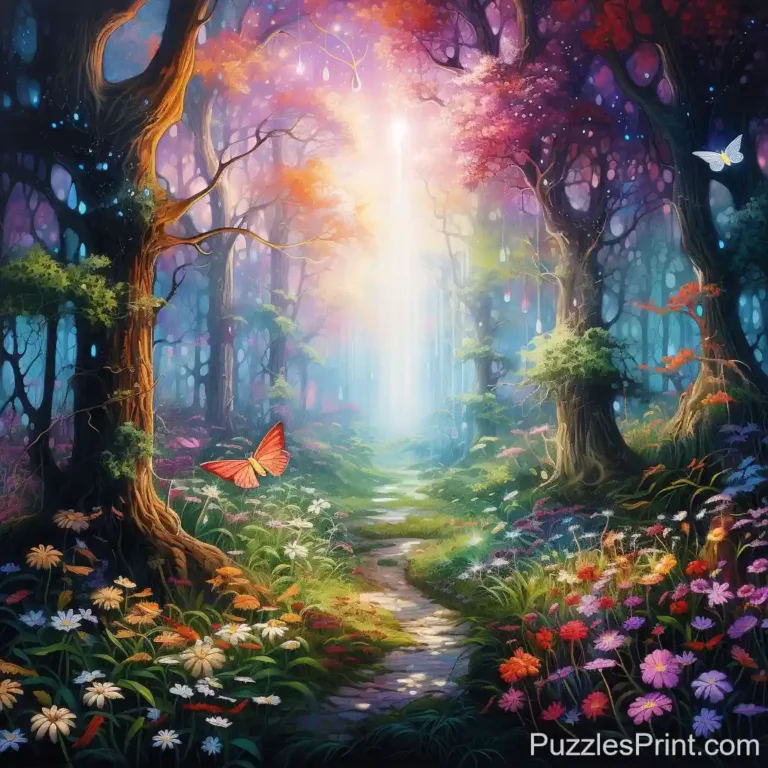 Enchanted Forest Puzzle - Immerse Yourself in a Whimsical Journey